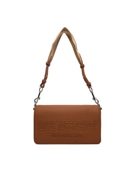 LOVE MOSCHINO Torebka JC4046PP1OLE0200 Brązowy. Brązowe torebki do ręki damskie Love Moschino, bez wzorów, ze skóry, bez dodatków. Za 839.99 zł.