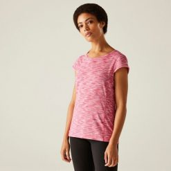 Hyperdimension II damska koszulka. Czerwone koszulki sportowe damskie Regatta, bez wzorów, bez kołnierzyka, bez ramiączek, trekkingowe. Za 157.50 zł.