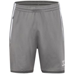 Szorty Hummel Lead 2.0. Szare krótkie spodenki sportowe męskie Hummel, bez wzorów, na fitness i siłownię. Za 150.00 zł.