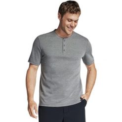 Męskie T shirt Skechers Off Duty Short Sleeve Henley. Szare t-shirty męskie Skechers, m, bez wzorów, z bawełny, bez kołnierzyka. Za 290.00 zł.