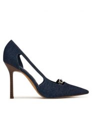 Aldo Szpilki Herbey 14403561 Granatowy. Niebieskie szpilki damskie Aldo, bez wzorów, z materiału, bez obcasa, bez zapięcia. Za 339.99 zł.