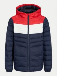 Jack & Jones Junior Kurtka zimowa Sprint 12258557 Granatowy Regular Fit. Niebieskie buty zimowe chłopięce Jack & Jones Junior, na zimę, bez wzorów, z syntetyku, bez kaptura. Za 149.99 zł.