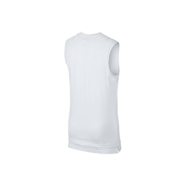 Koszulka męska nike air jordan sportswear double-layer gravity tee white. Białe koszulki sportowe męskie Jordan, m, bez wzorów, bez kołnierzyka, bez ramiączek, do koszykówki. Za 159.00 zł.
