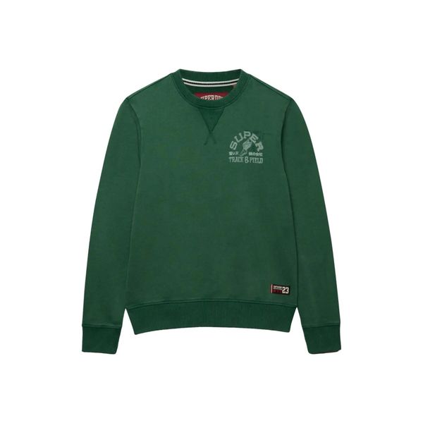 Bluza Superdry Vintage Prep. Zielone bluzy męskie Superdry., s, bez wzorów, z materiału, bez kaptura, trekkingowe. Za 322.70 zł.