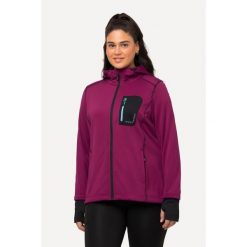 Damskie Bluza HYPRAR odblaskowy nadruk kaptur otwór na kciuk. Czerwone bluzy damskie Ulla Popken, plus size, bez wzorów, z elastanu, bez kaptura. W wyprzedaży za 311.99 zł.
