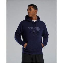 Bluza TYR UNISEX HOODIE. Niebieskie bluzy męskie TYR, m, bez wzorów, bez kaptura. Za 349.98 zł.