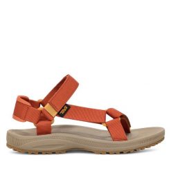 Sandały Teva. Brązowe obuwie sportowe damskie Teva, bez wzorów, trekkingowe. Za 189.99 zł.