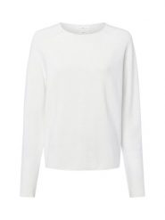 Fynch-Hatton Damska koszulka z długim rękawem Kobiety Bawełna biały jednolity, L. Białe t-shirty damskie Fynch-Hatton, l, bez wzorów, z bawełny, bez kołnierzyka. Za 449.95 zł.