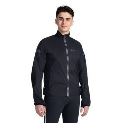 Kurtka Kilpi Tirano. Czarne kurtki sportowe męskie Kilpi, xl, bez wzorów, z nylonu, do biegania. Za 370.41 zł.