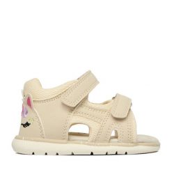 Sandały Nelli Blu. Brązowe sandały dziewczęce Nelli Blu, bez zapięcia. Za 89.99 zł.