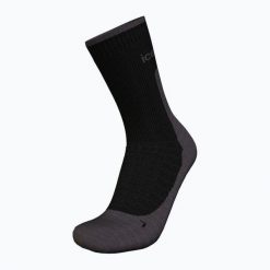 ICEBREAKER Skarpety męskie Merino Hike+Light Crew Black/obsidian r.42-44. Czarne skarpety męskie Icebreaker, bez wzorów, z elastanu. Za 133.10 zł.