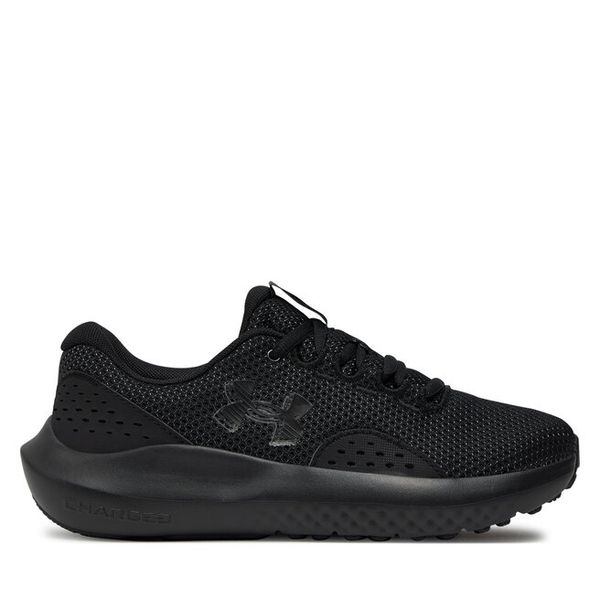 Buty do biegania Under Armour. Czarne obuwie sportowe damskie Under Armour, bez wzorów, do biegania. Za 199.99 zł.