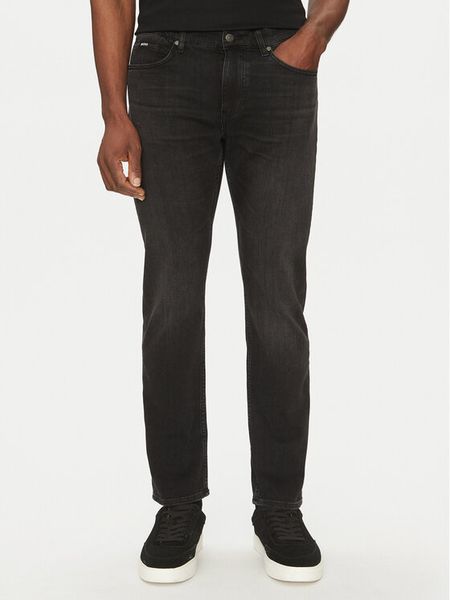 BOSS Jeansy H-Delaware 50532605 Czarny Slim Fit. Czarne jeansy męskie Boss. Za 379.99 zł.