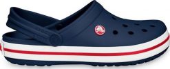Crocs Klapki Crocs Crocband 11016 410 granatowe 38-39. Klapki damskie Crocs, bez wzorów, sportowe, bez obcasa. Za 224.55 zł.