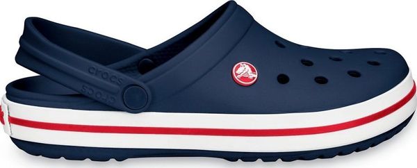 Crocs Klapki Crocs Crocband 11016 410 granatowe 38-39. Klapki damskie Crocs, bez wzorów, sportowe, bez obcasa. Za 224.55 zł.