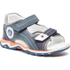 Sandały LASOCKI KIDS - CI12-2566-09 Cobalt Blue. Niebieskie sandały chłopięce Lasocki Kids, z nubiku, bez zapięcia. Za 89.99 zł.
