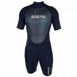 Męskie spodenki neoprenowe TROPIC 3 mm. Czarne krótkie spodenki sportowe męskie AGAMA, l, bez wzorów, z neoprenu, żeglarskie. Za 445.03 zł.