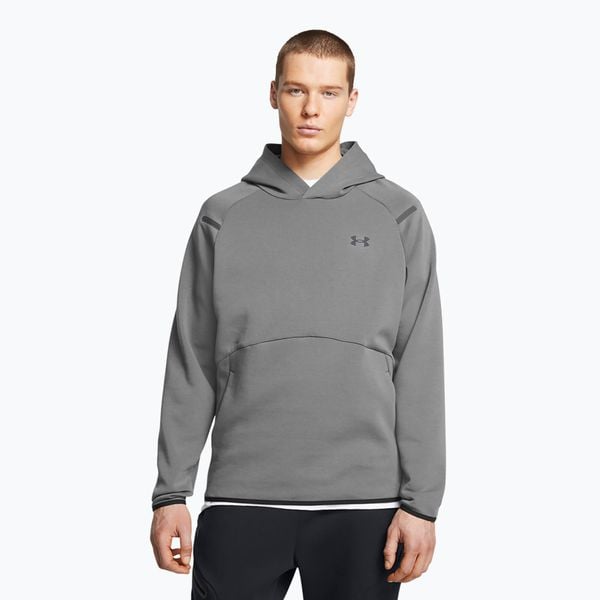 Bluza Under Armour Unstoppable Fleece Jgr. Szare bluzy męskie Under Armour, bez wzorów, bez kaptura. Za 269.99 zł.