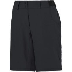 Szorty damskie VAUDE Loamer Base. Czarne szorty sportowe damskie Vaude, s, bez wzorów, z materiału, sportowe. Za 337.70 zł.