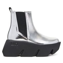 Botki United Nude. Szare botki damskie United Nude, bez obcasa, na koturnie, bez zapięcia. Za 1,379.00 zł.