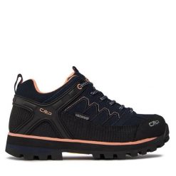 Trekkingi CMP. Niebieskie obuwie sportowe damskie CMP, bez wzorów, trekkingowe. Za 339.99 zł.