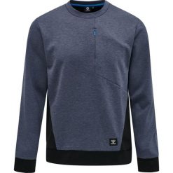 Bluza Hummel Tropper. Czarne bluzy sportowe męskie Hummel, l, bez wzorów, bez kaptura, na fitness i siłownię. Za 174.80 zł.