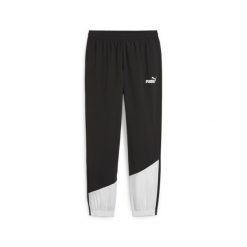 Puma Spodnie Power Colorblock 68044901. Czarne spodnie materiałowe męskie Puma, m, bez wzorów, wizytowe. Za 152.99 zł.