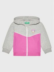 United Colors Of Benetton Bluza 3GNSG501M Szary Regular Fit. Szare bluzy dla dziewczynek United Colors Of Benetton, bez wzorów, z bawełny, bez ramiączek, bez kaptura. Za 139.00 zł.