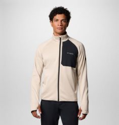 Bluza treningowa męska Columbia Triple Canyon Grid Full Zip. Białe bluzy męskie Columbia, m, bez wzorów, z materiału, bez kaptura, trekkingowe. Za 419.00 zł.
