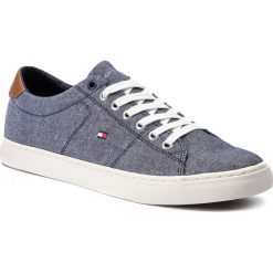 Tenisówki TOMMY HILFIGER - Seasonal Textile Sneaker FM0FM02204 Midnight 403. Półbuty na co dzień męskie marki Tommy Hilfiger. Za 339.00 zł.
