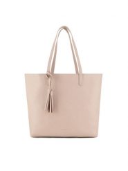 JENNY Torebka JNY-M-009-07 Beżowy. Brązowe torebki do ręki damskie Jenny, bez wzorów, z tworzywa sztucznego, bez dodatków. Za 159.99 zł.