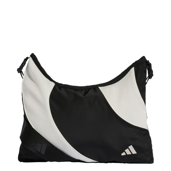 Torba HER(O) SACCOCHE. Białe plecaki damskie Adidas, bez wzorów, z materiału, eleganckie, bez dodatków. Za 89.95 zł.