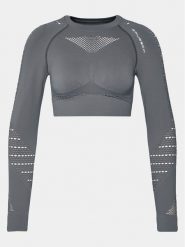 Brubeck Koszulka techniczna LC1002W Szary Slim Fit. Szare koszulki sportowe damskie Brubeck, l, bez wzorów, z syntetyku, bez kołnierzyka, bez ramiączek, na fitness i siłownię. Za 89.99 zł.