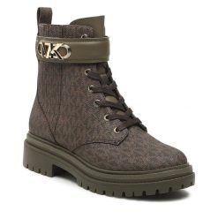 Trapery MICHAEL Michael Kors. Brązowe kozaki damskie MICHAEL Michael Kors. Za 1,549.00 zł.