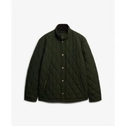 Kurtka puchowa Superdry Estate Country. Zielone kurtki męskie Superdry., xl, z aplikacjami, z puchu, klasyczne, bez kaptura. Za 513.30 zł.
