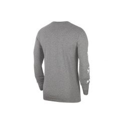 Koszulka męska nike air jordan jumpman classics long-sleeve crew tee carbon. Szare koszulki sportowe męskie Nike, m, bez wzorów, bez kołnierzyka, bez ramiączek, do koszykówki. Za 169.00 zł.