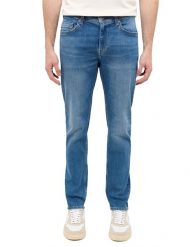 Męskie Spodnie Jeansowe Mustang Style Vegas Slim Denim Blue 1014859 5000 583. Niebieskie spodnie materiałowe męskie Mustang, l, bez wzorów, z denimu. Za 219.99 zł.