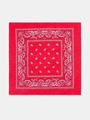 Chusta ze wzorem - czerwony. Czerwone szaliki i chusty damskie Sinsay, bez wzorów. Za 7.99 zł.