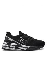 EA7 Emporio Armani Sneakersy XSX112 XOT76 M826 Czarny. Czarne buty sportowe chłopięce EA7 Emporio Armani, bez wzorów, ze skóry, bez zapięcia. Za 649.99 zł.