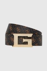 GUESS Brązowy pasek Meridian. Brązowe paski damskie Guess, z aplikacjami. W wyprzedaży za 199.99 zł.