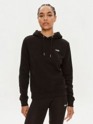 Fila Bluza FAW0703 Czarny Regular Fit. Czarne bluzy damskie Fila, s, bez wzorów, z bawełny, bez kaptura. Za 189.99 zł.