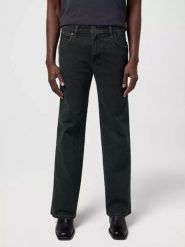 MĘSKIE SPODNIE WRANGLER LOOSE BOOT NIGHTFALL 112371281. Spodnie materiałowe męskie Wrangler, l, bez wzorów, z jeansu. Za 219.99 zł.