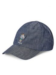 Polo Ralph Lauren Czapka z daszkiem 323971817001 Granatowy. Niebieskie czapki dla dzieci Polo Ralph Lauren, bez wzorów, z bawełny. Za 179.99 zł.