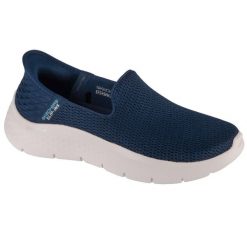 Buty sportowe Sneakersy damskie, Slip-Ins: GO WALK Flex - Relish. Niebieskie obuwie sportowe damskie Skechers, bez wzorów, trekkingowe, Skechers Sport. Za 289.99 zł.