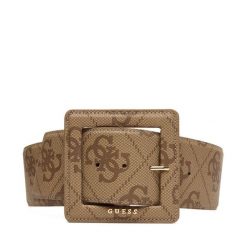 Pasek Damski Guess. Brązowe paski damskie Guess, z aplikacjami. Za 199.99 zł.
