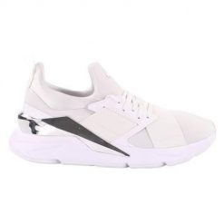 Buty do chodzenia damskie Puma Muse X5. Białe obuwie sportowe damskie Puma, bez wzorów, z materiału, trekkingowe. Za 435.00 zł.