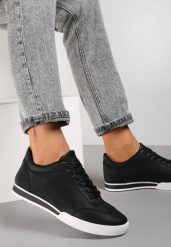 Czarne Sneakersy Turning Away. Czarne obuwie sportowe damskie Renee, bez wzorów. Za 79.99 zł.