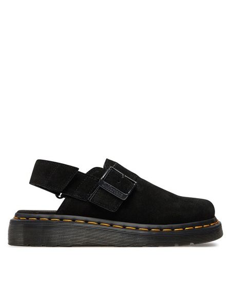 Dr. Martens Sandały Jorge Ii 31563001 Czarny. Czarne sandały damskie Dr. Martens, bez wzorów, ze skóry, bez obcasa, na płaskiej podeszwie, bez zapięcia. Za 449.99 zł.