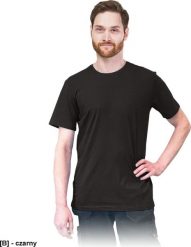 R.E.I.S. TSRLONG - t-shirt męski o wydłużonym kroju, 100% bawełna. - czarny XL. Czarne t-shirty męskie R.E.I.S., m, bez wzorów, z bawełny, bez kołnierzyka. Za 21.84 zł.