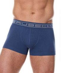Bokserki męskie bawełniane Brubeck COMFORT COTTON. Niebieskie bokserki męskie Brubeck, m, bez wzorów, z bawełny. Za 39.99 zł.